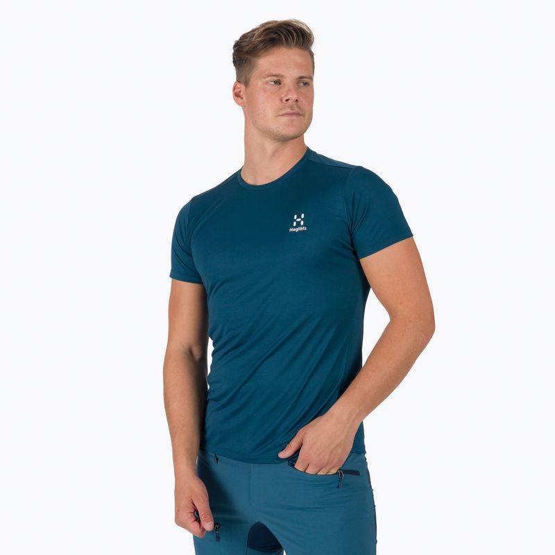 Men's trekking t-shirt Haglöfs L.I.M Tech Tee dark blue 6052264Q2