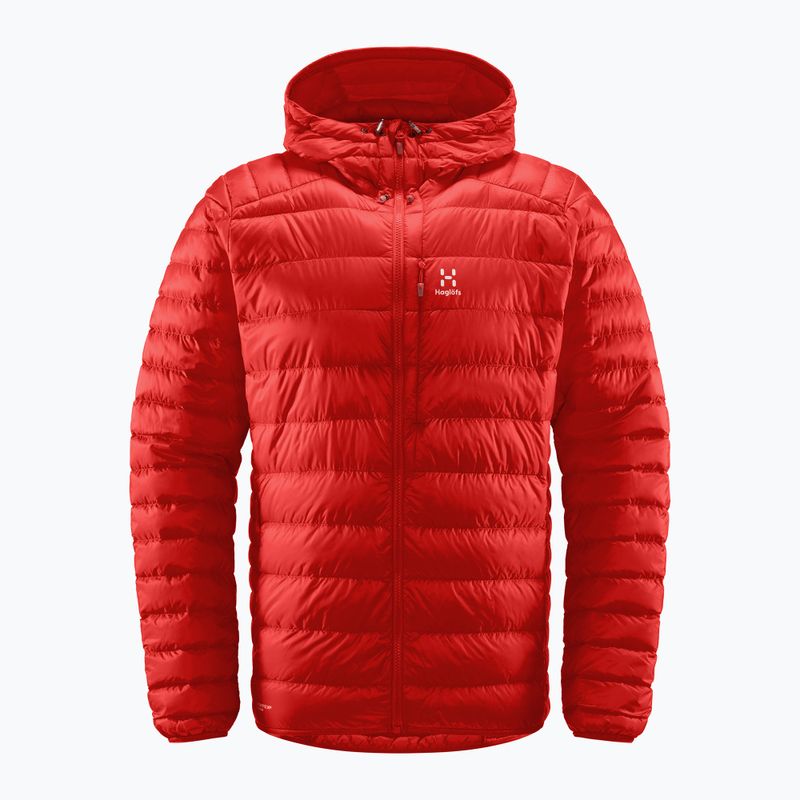 Men's down jacket Haglöfs Roc Down Hood red 60468 4