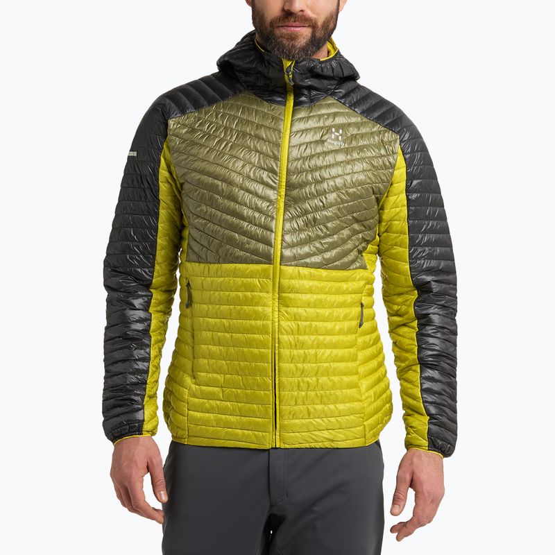Haglöfs men's down jacket L.I.M Mimic Hood green 6049404WA015