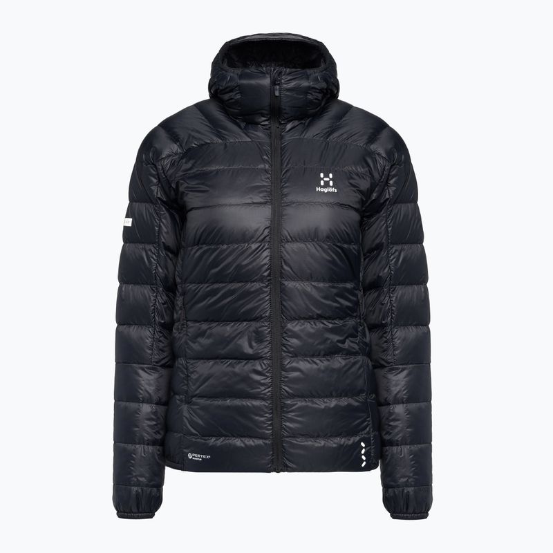 Women's down jacket Haglöfs L.I.M Down Hood black 6053562C5010