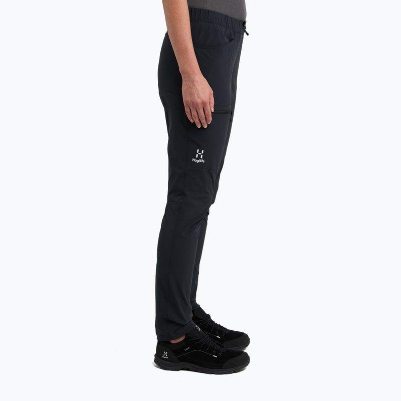 Women's climbing trousers Haglöfs ROC Lite Slim true black 2