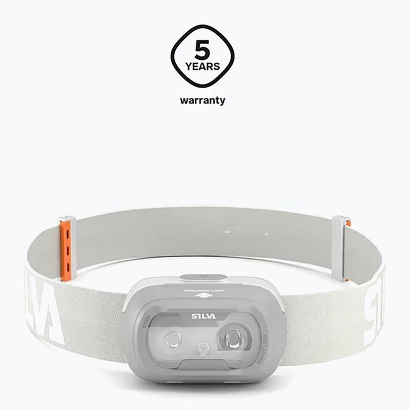 Head torch Silva Seek 600 Recharge Midnight light gray 2