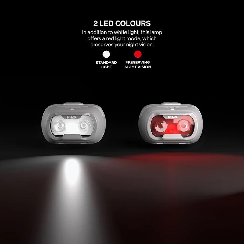 Head torch Silva Seek 600 Recharge Midnight light gray 3