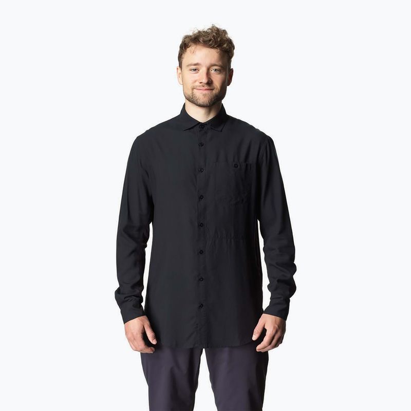 Men's Houdini Longsleeve Shirt true black