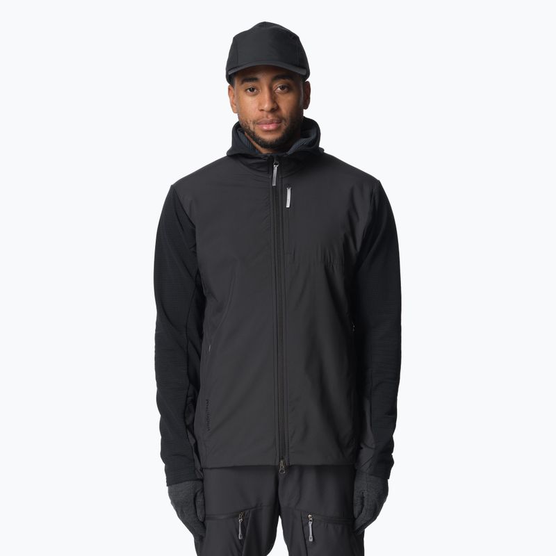 Men's hybrid jacket Houdini Moonwalk Houdi true black