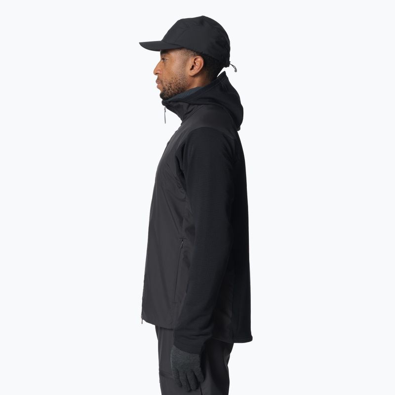 Men's hybrid jacket Houdini Moonwalk Houdi true black 4