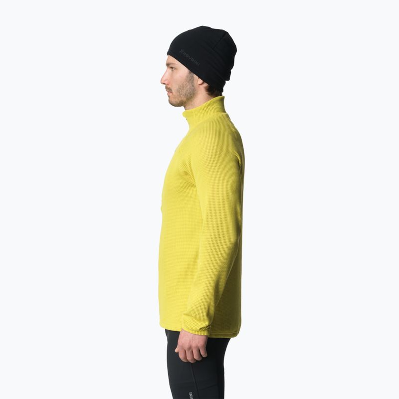 Men's sweatshirt Houdini Flow Half Zip be the light green 3