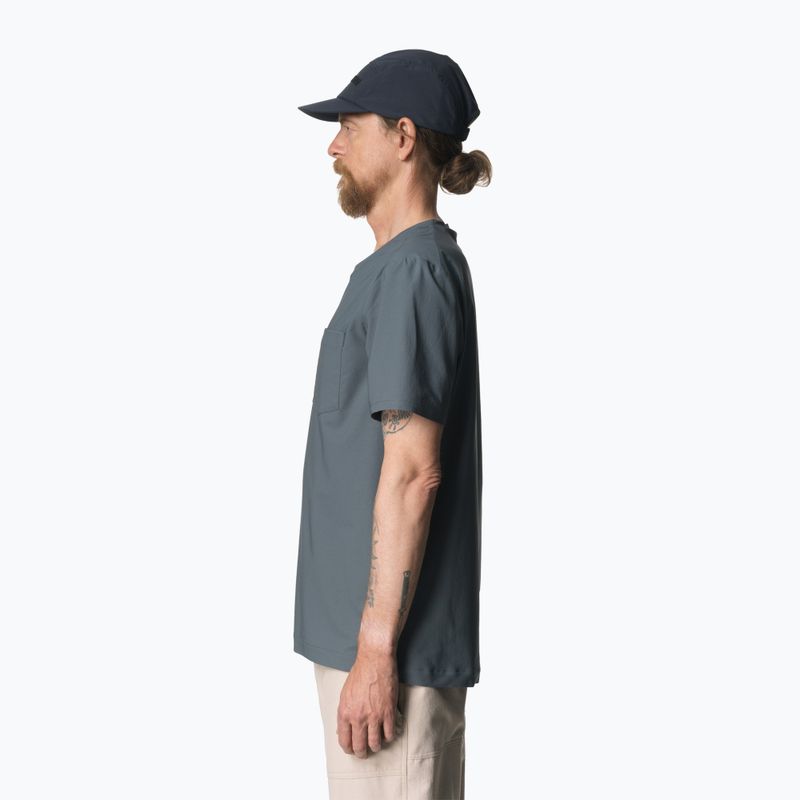 Men's T-shirt Houdini Covet Tee thunder gray 3