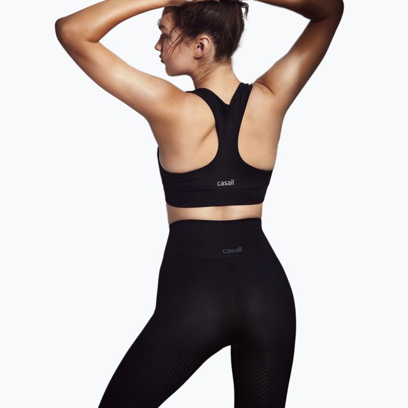 Casall Essential Block Seamless High Waist women's training leggings black 21514 7