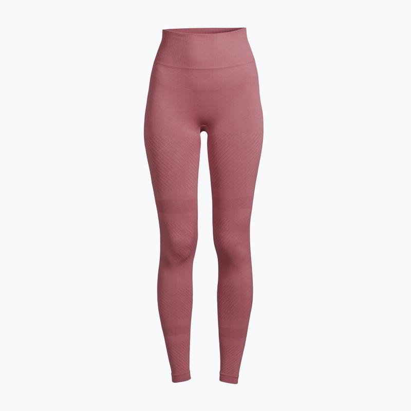 Women's workout leggings Casall Essential Block Seamless High Waist pink 21514 5