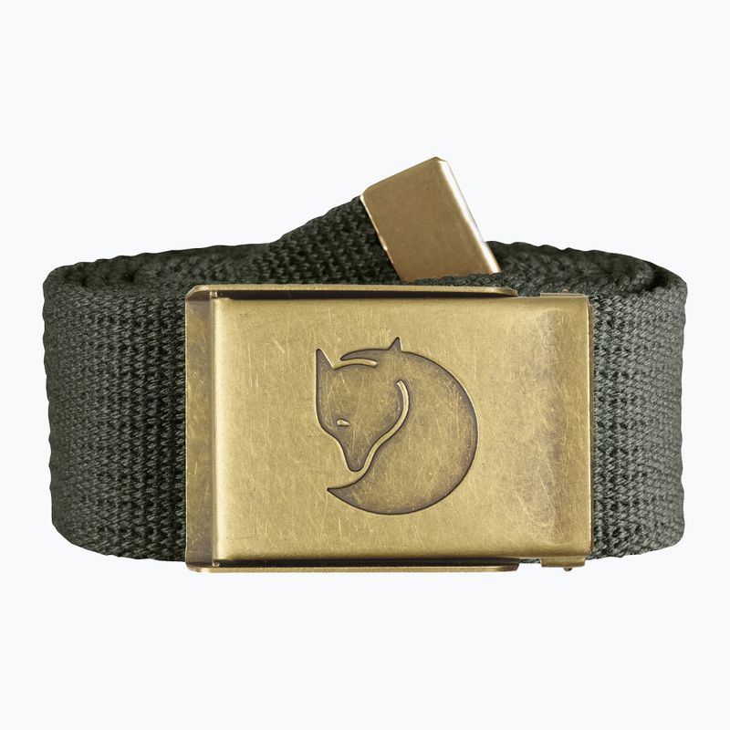 Fjällräven Canvas Brass Belt green F77297 3