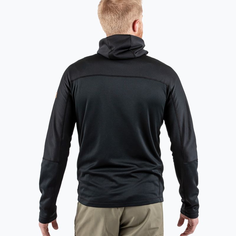 Fjällräven men's Abisko Trail Fleece sweatshirt black F82257 3