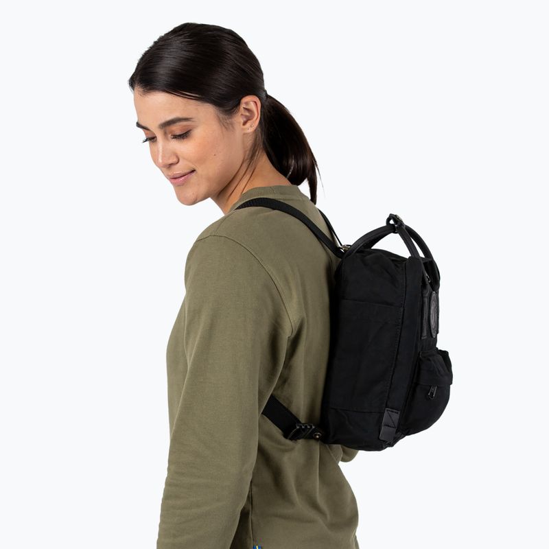 Backpack Fjällräven Kånken No. 2 Black Mini 7 l 3