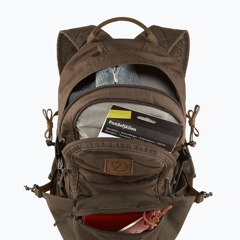 Fjällräven Lappland Hike 15 l dark olive trekking backpack 8