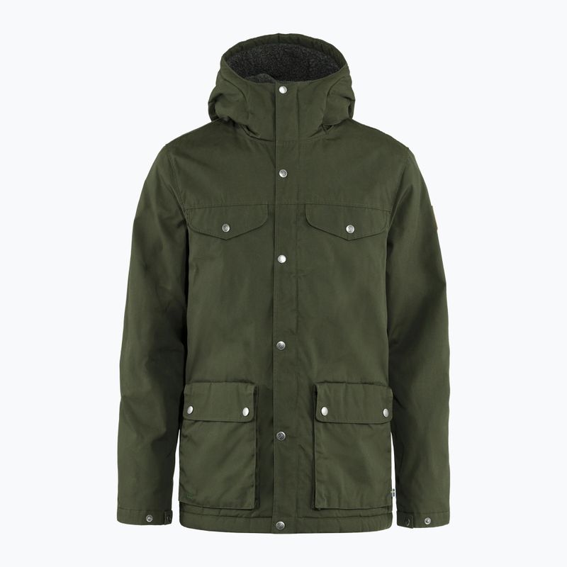 Men's wind jacket Fjällräven Greenland Winter deep forest