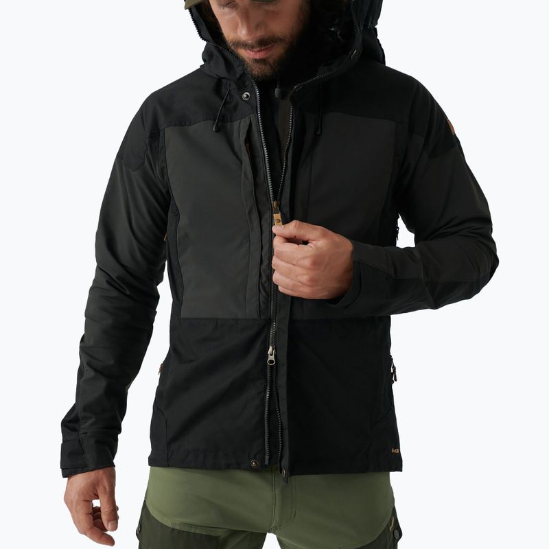 Men's Fjällräven Keb wind jacket black F87211 4