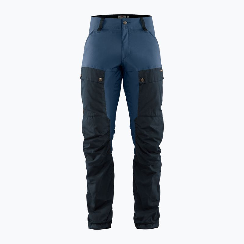Men's trekking trousers Fjällräven Keb Trousers Reg navy blue and black F85656R 4