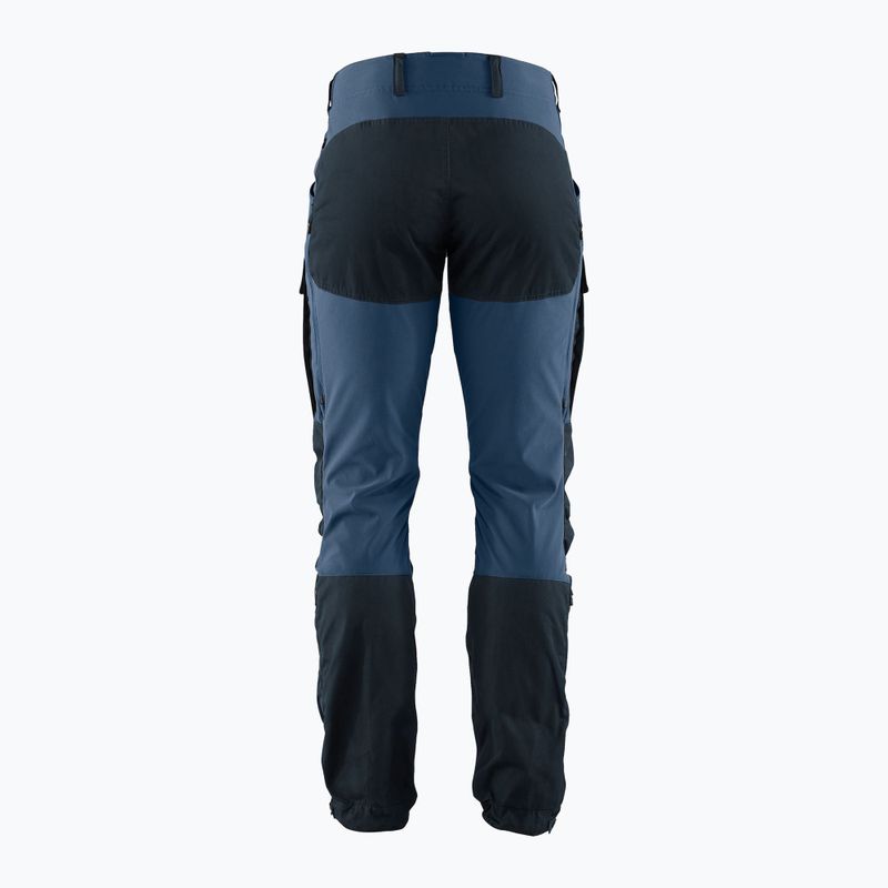 Men's trekking trousers Fjällräven Keb Trousers Reg navy blue and black F85656R 5