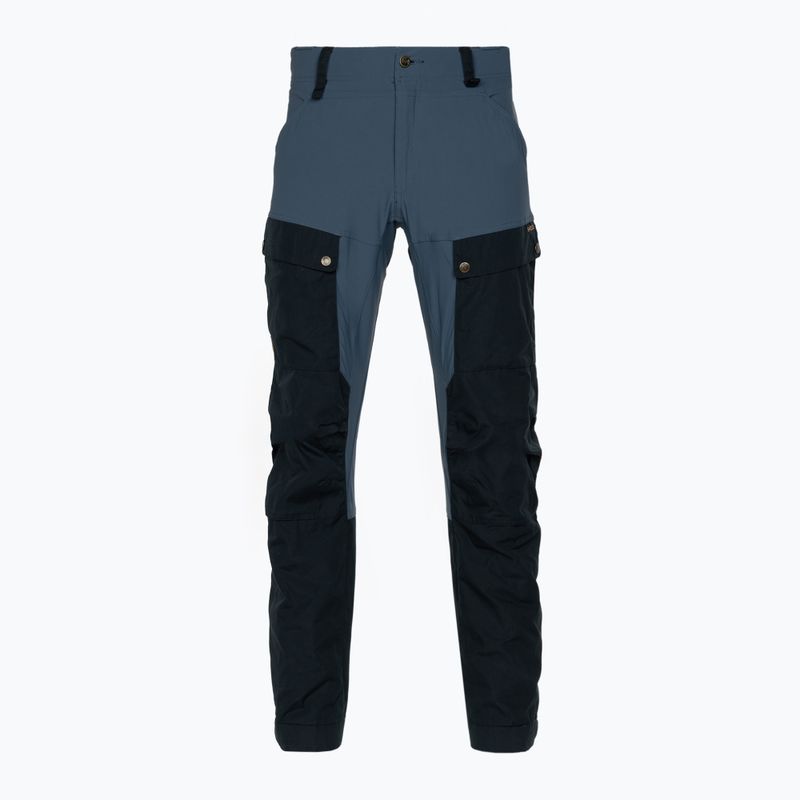 Men's trekking trousers Fjällräven Keb Trousers Reg navy blue and black F85656R