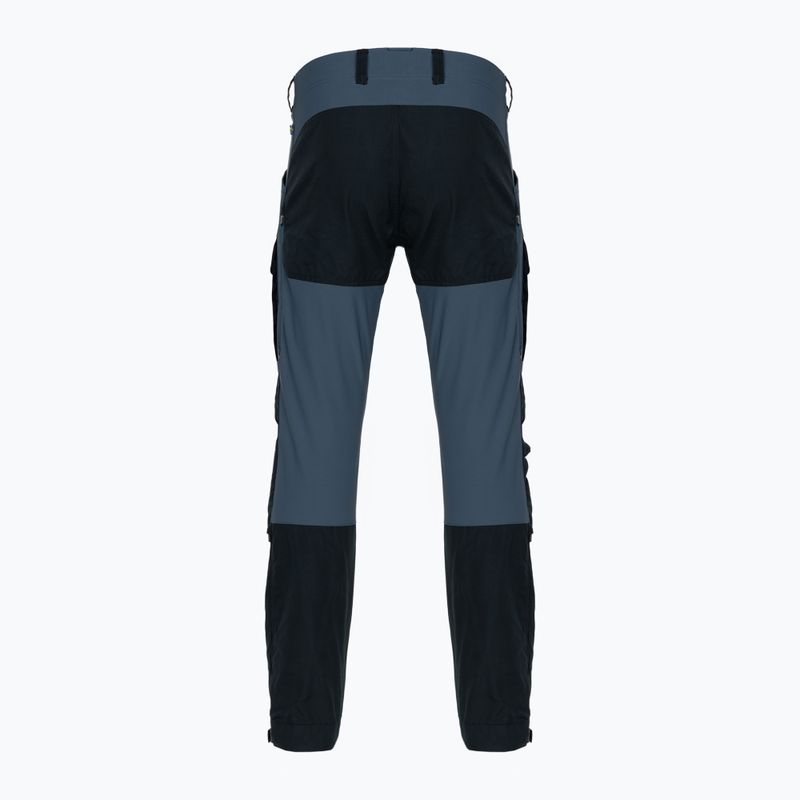 Men's trekking trousers Fjällräven Keb Trousers Reg navy blue and black F85656R 2