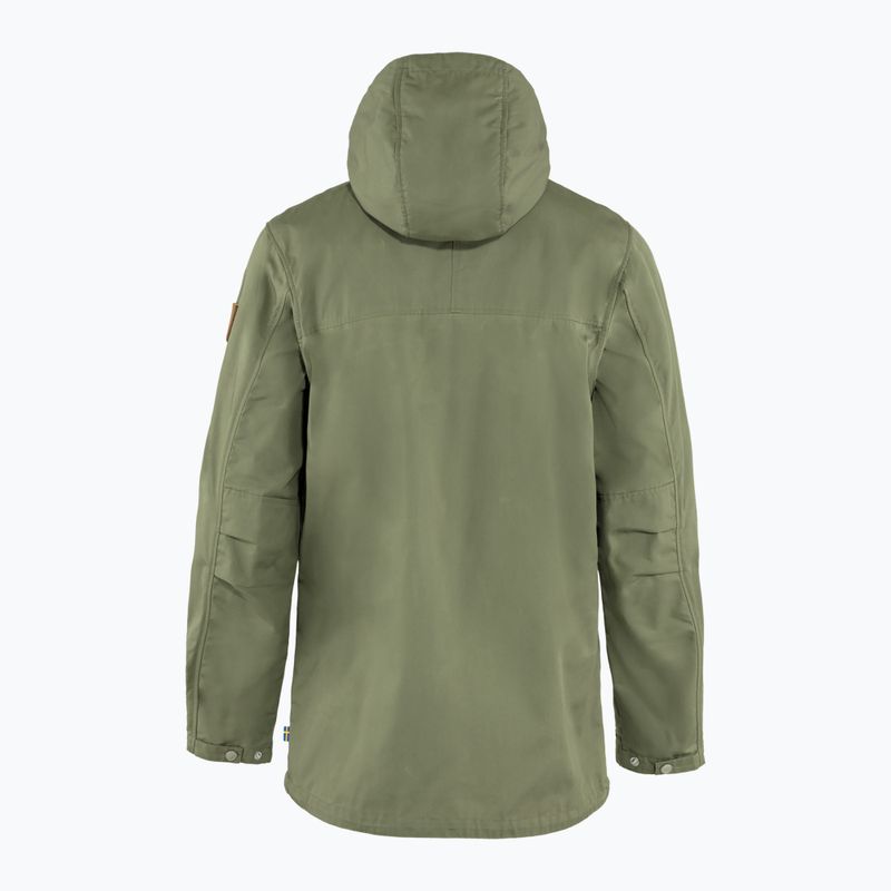 Men's wind jacket Fjällräven Greenland green 12