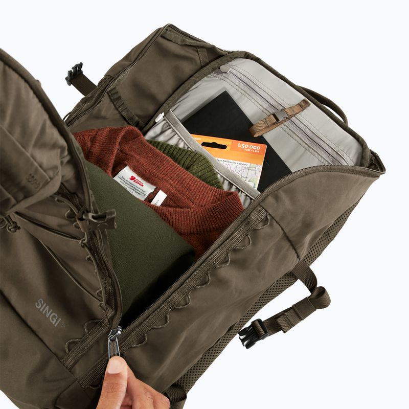 Trekking backpack Fjällräven Singi 28 l dark olive 6