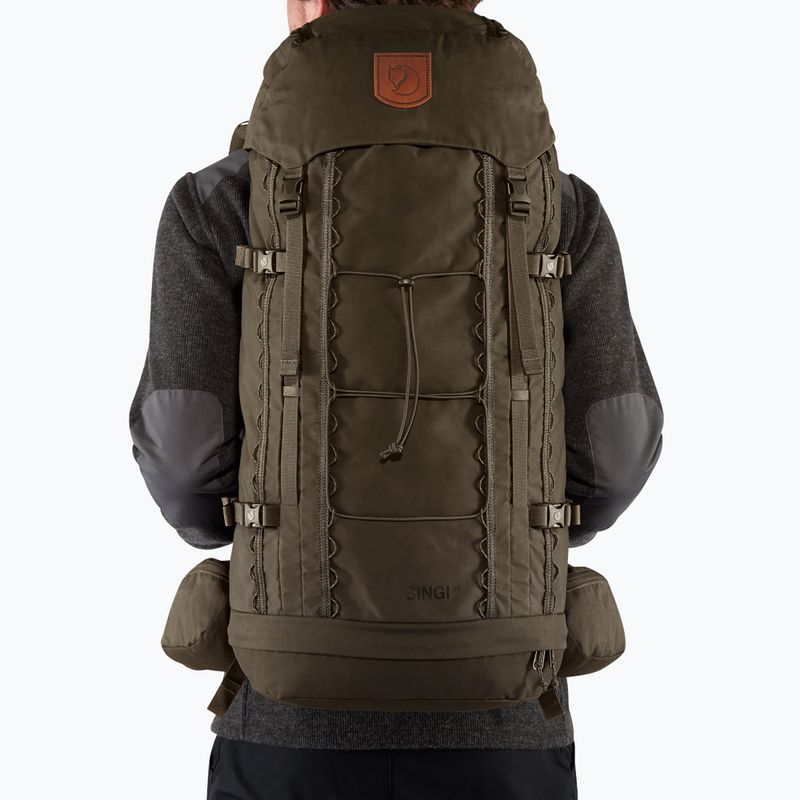 Trekking backpack Fjällräven Singi 48 l dark olive 5
