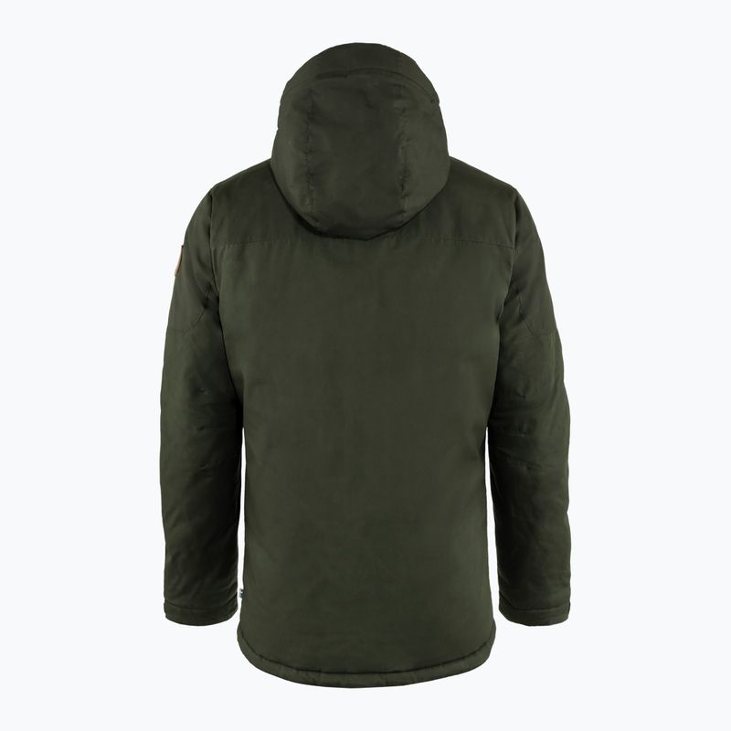 Men's insulated jacket Fjällräven Skogsö Padded deep forest 2