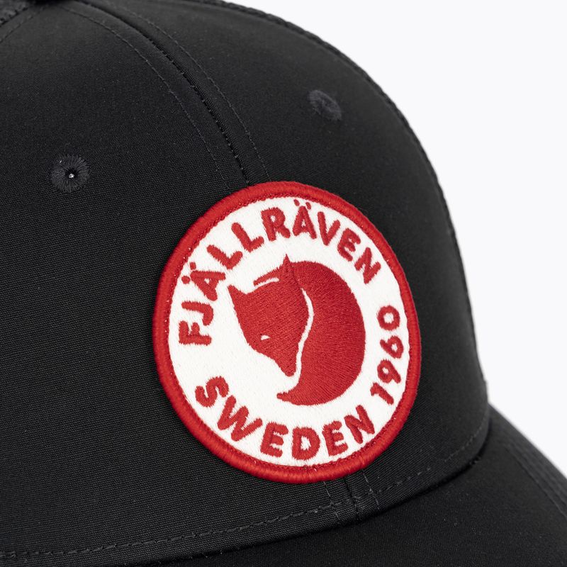 Fjällräven 1960 Logo Langtradarkeps baseball cap black 3