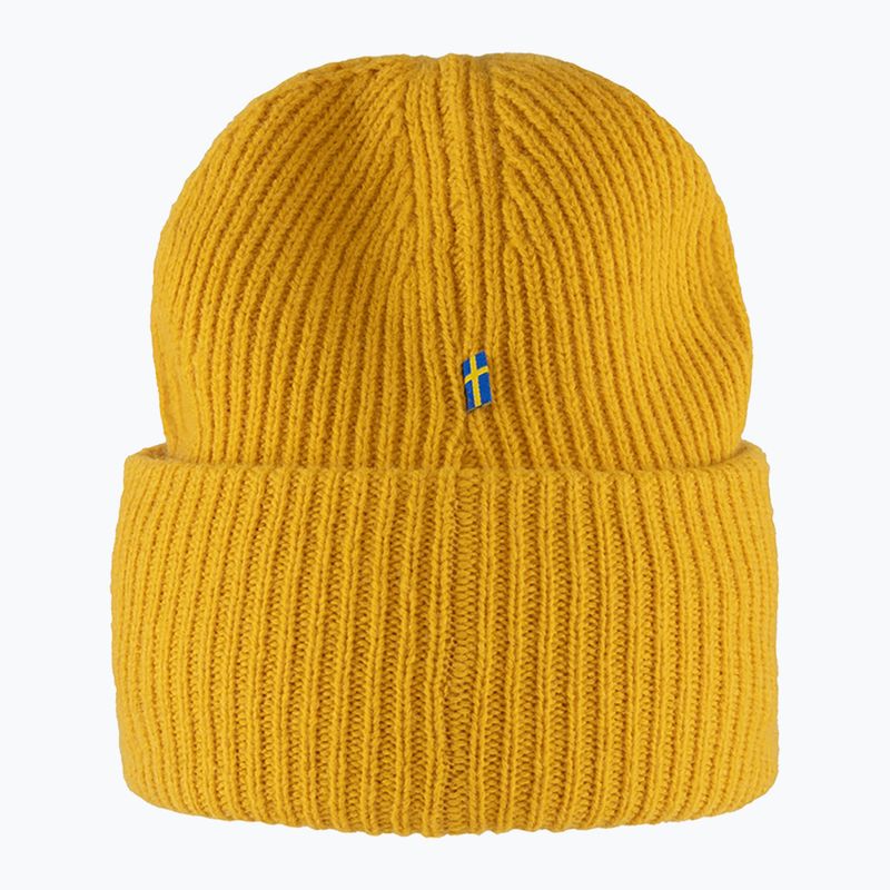 Fjällräven 1960 Logo Hat 161 mustard yellow 7