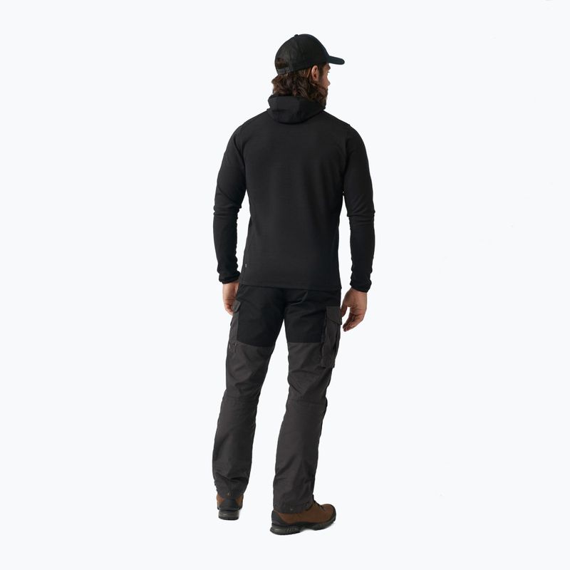 Men's trekking sweatshirt Fjällräven Keb Fleece Hoodie black F81878 2
