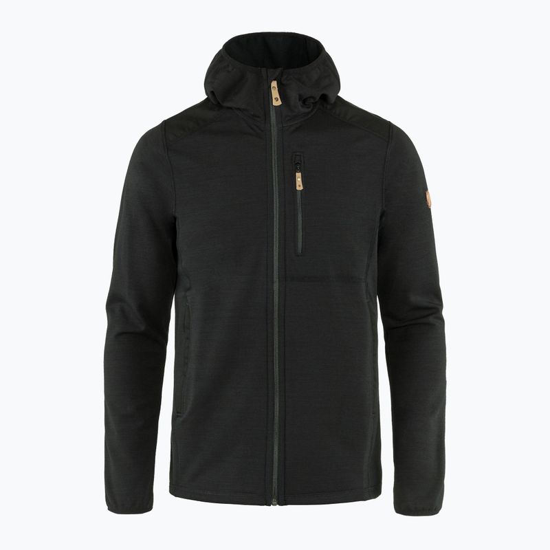 Men's trekking sweatshirt Fjällräven Keb Fleece Hoodie black F81878 7