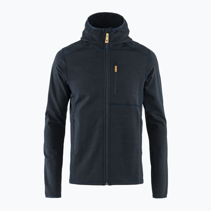 Men's trekking sweatshirt Fjällräven Keb Fleece Hoodie navy blue F81878