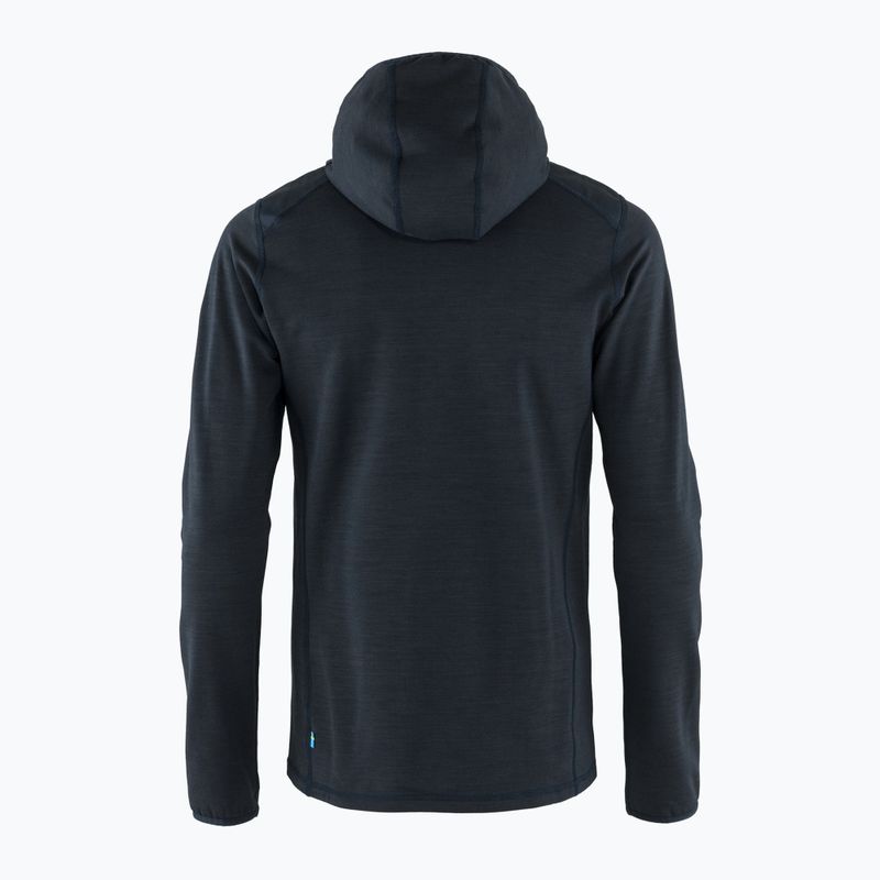 Men's trekking sweatshirt Fjällräven Keb Fleece Hoodie navy blue F81878 2