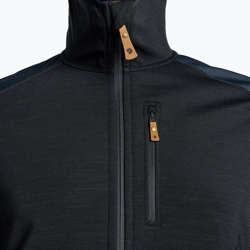 Men's trekking sweatshirt Fjällräven Keb Fleece Hoodie navy blue F81878 3