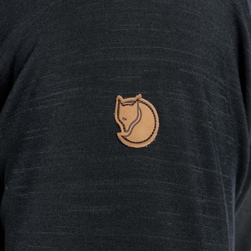 Men's trekking sweatshirt Fjällräven Keb Fleece Hoodie navy blue F81878 7
