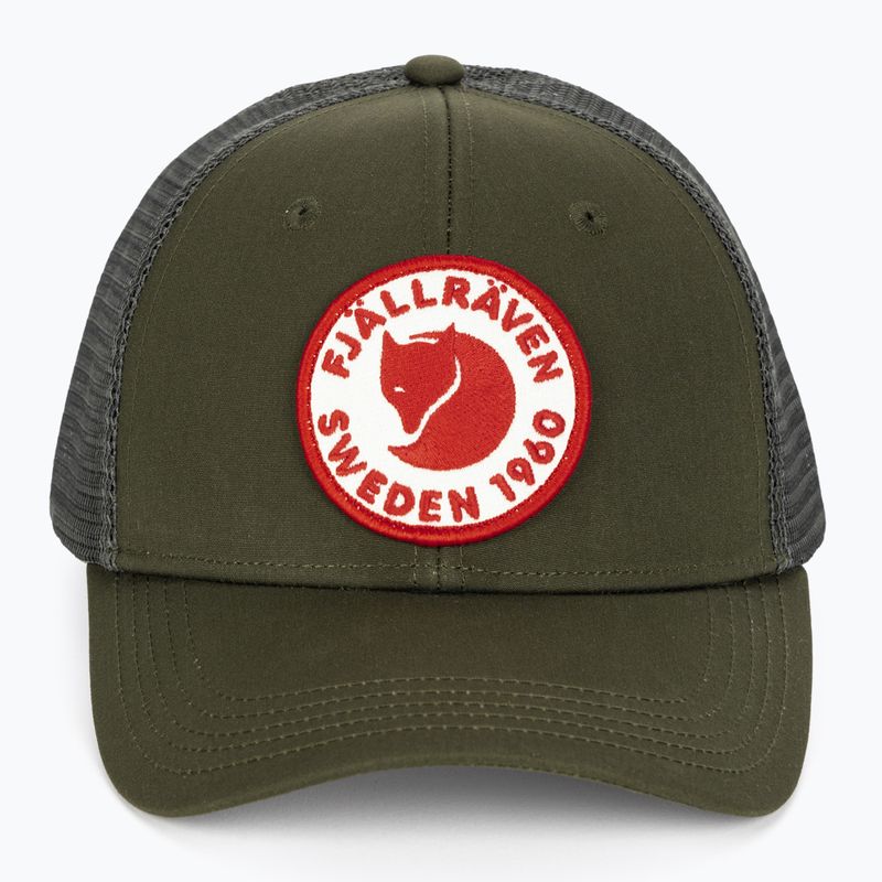 Fjällräven 1960 Logo Langtradarkeps deep forest baseball cap 2