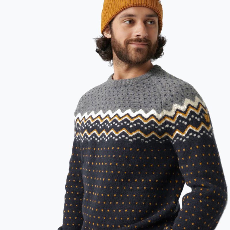 Men's Fjällräven Övik Knit Sweater dark navy 4