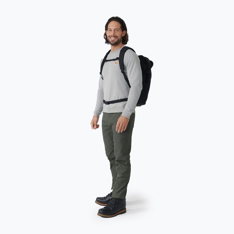 Fjällräven hiking backpack Ulvo Rolltop 30 l black 4