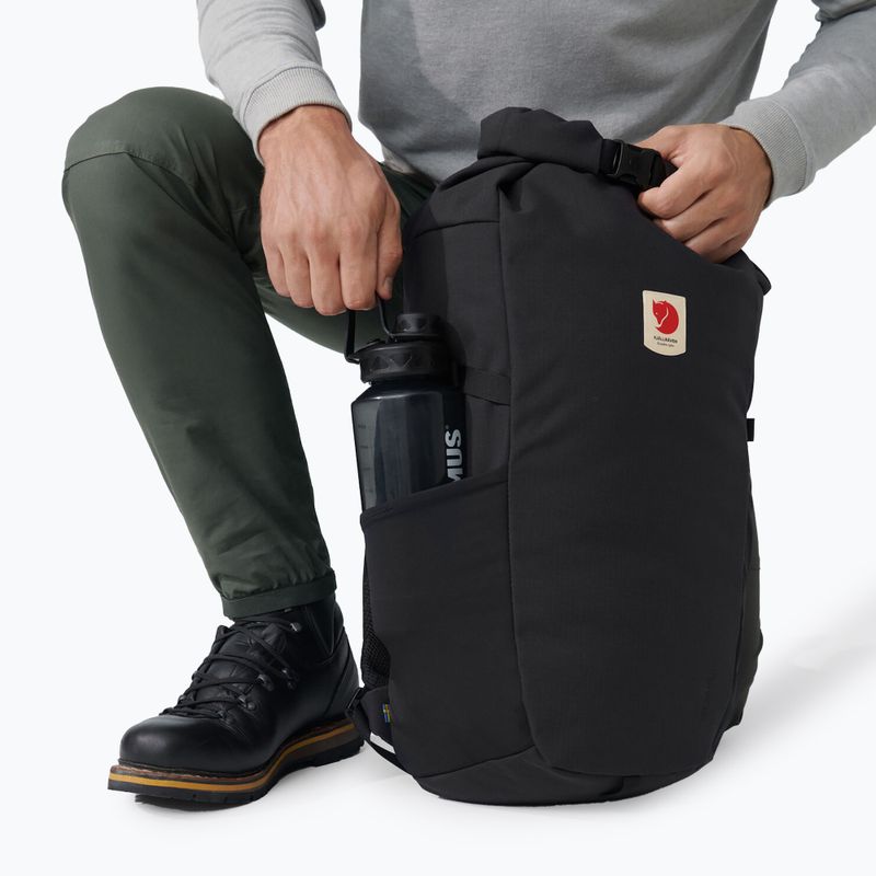 Fjällräven hiking backpack Ulvo Rolltop 30 l black 8