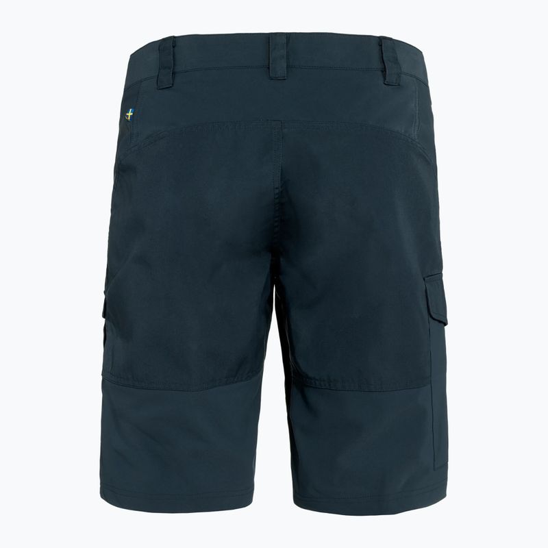 Men's trekking shorts Fjällräven Abisko dark navy 2