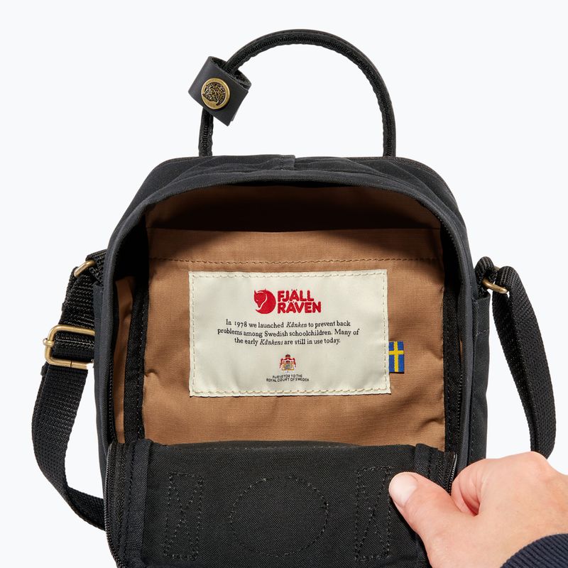 Pouch Fjällräven Kånken No. 2 Black Sling 2.5 l black 11
