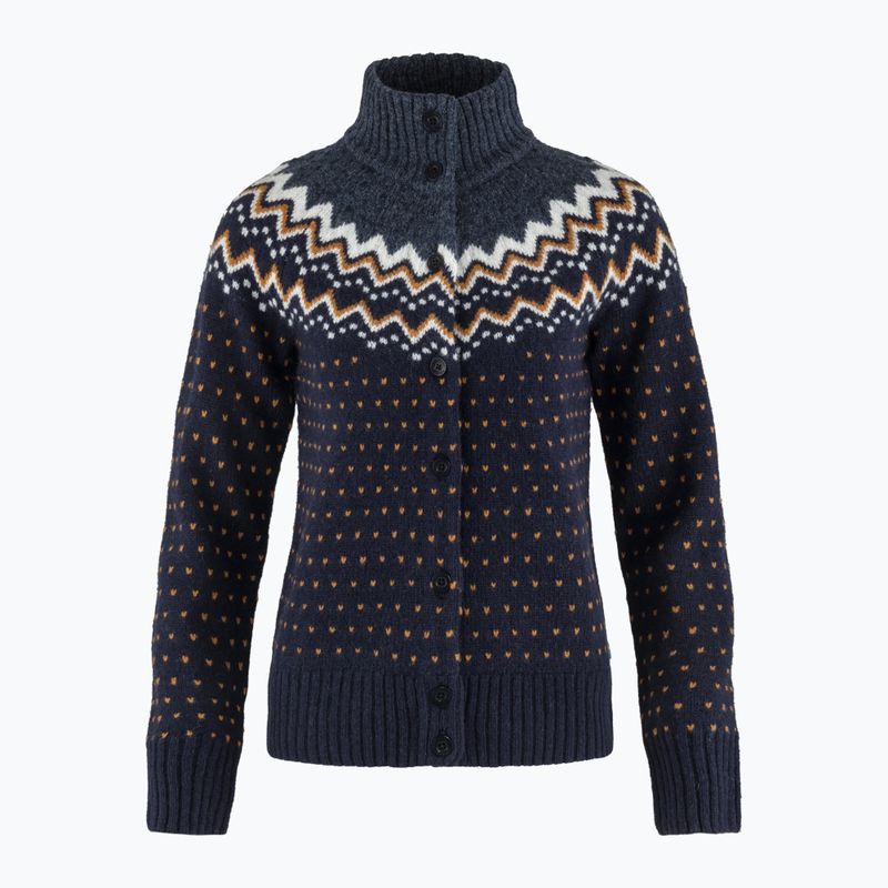 Fjällräven women's jumper Övik Knit Cardigan dark navy