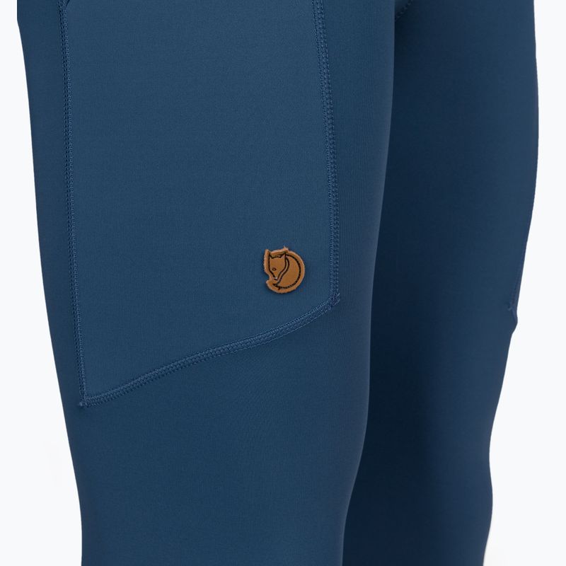 Women's trekking leggings Fjällräven Abisko Tights navy blue F84773 4