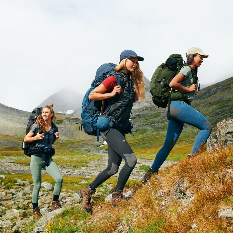 Women's trekking leggings Fjällräven Abisko Tights navy blue F84773 7