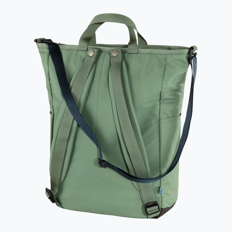 City backpack Fjällräven High Coast Totepack 23 l patina green 3