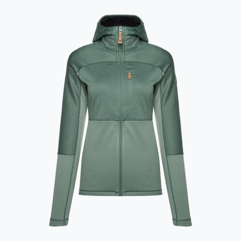 Fjällräven women's Abisko Trail Fleece sweatshirt green F89589