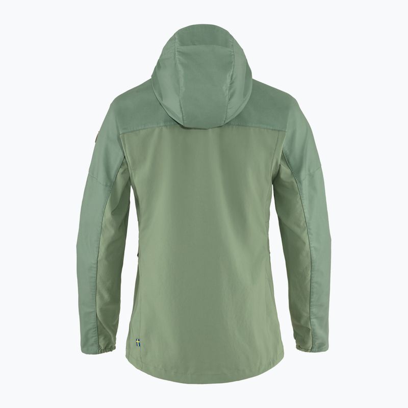 Women's wind jacket Fjällräven Abisko Midsummer jade green/ patina green 2