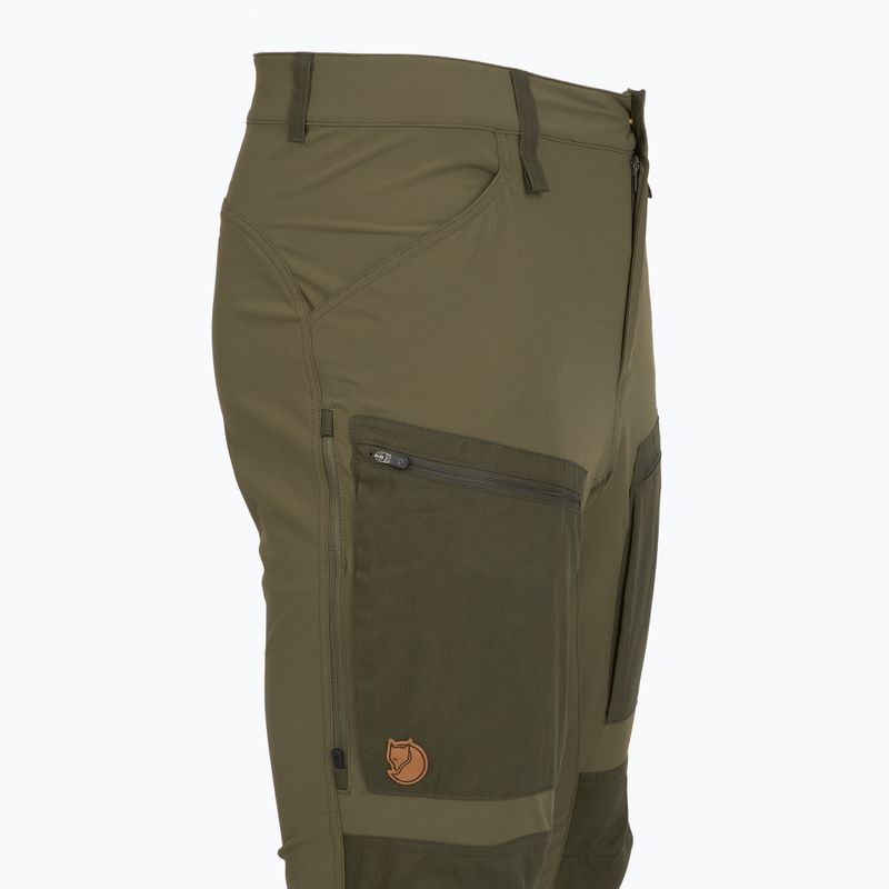 Men's trekking trousers Fjällräven Keb Agile laurel green/deep forest 3