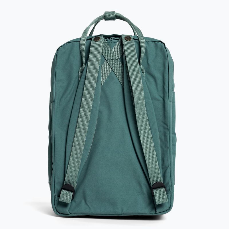 Fjällräven Kanken Laptop 15" hiking backpack 664 frost green F23524 2